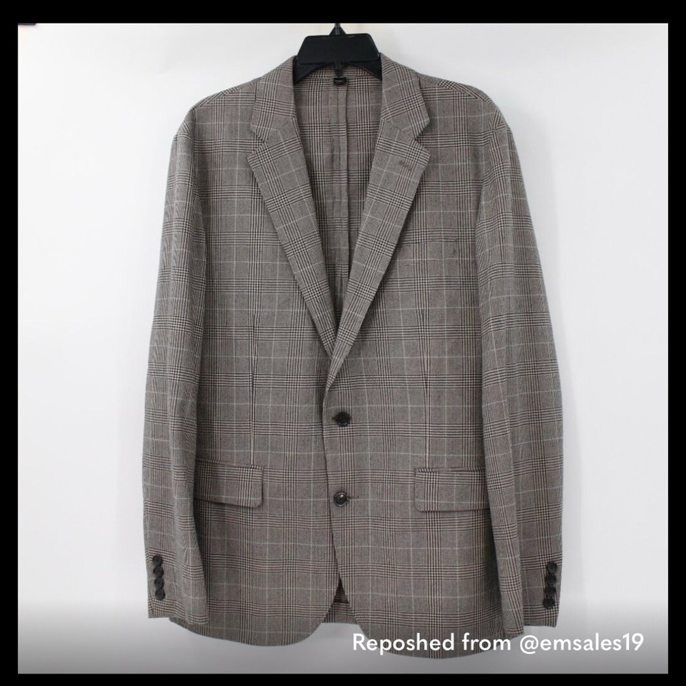 J Crew Sport Coat Mens 42R Ludlow Slim Fit British Moon Cotton Wool cotton-
